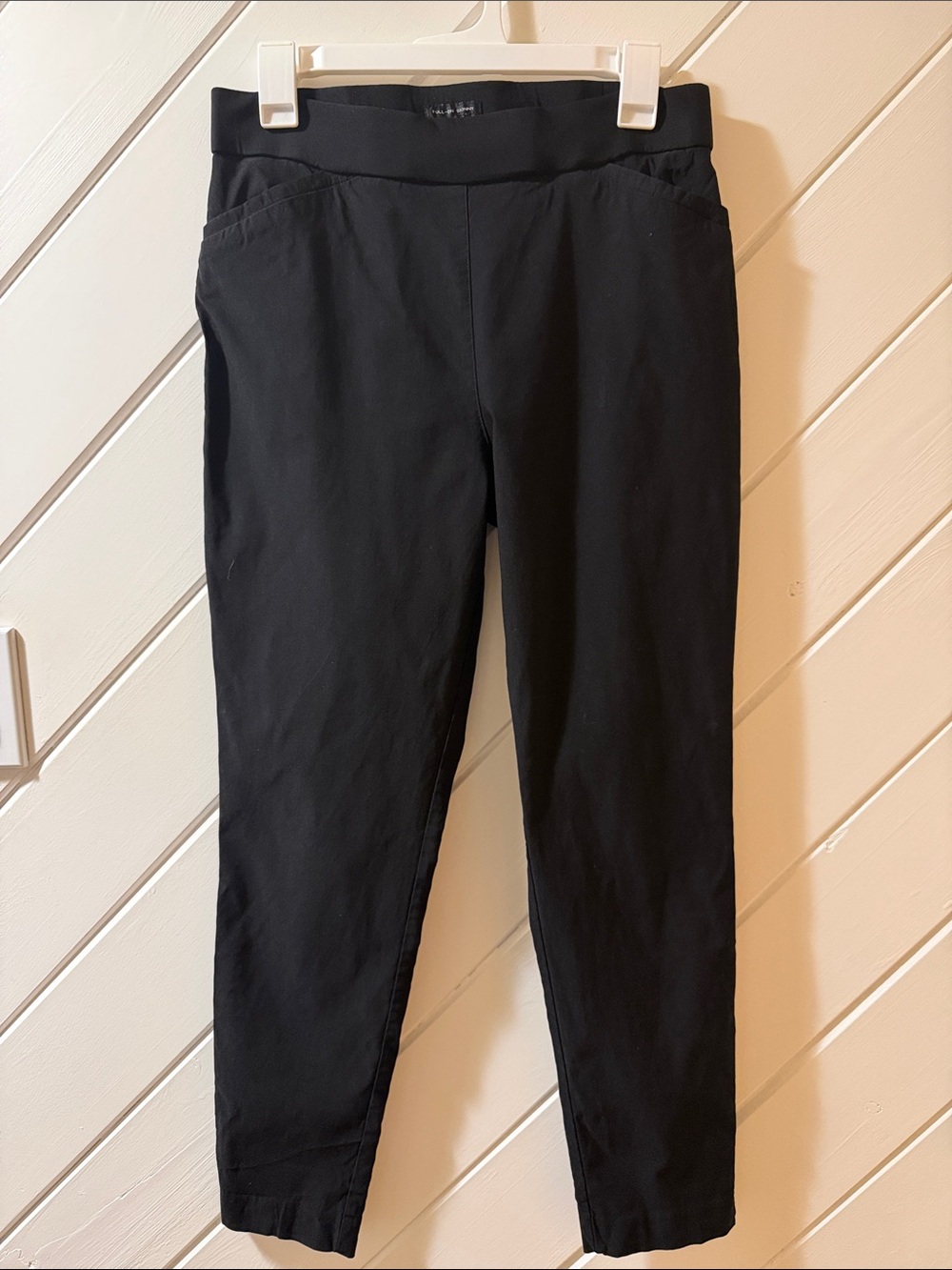Worthington Black Ponte Skinny Ankle Pants